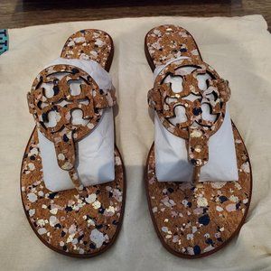 Tory Burch Confetti Miller Cork Sandals - Size 8.5 *NWT*